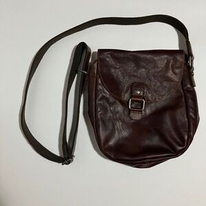 Brown Leather  Jack George's an American Brand Cross body purse